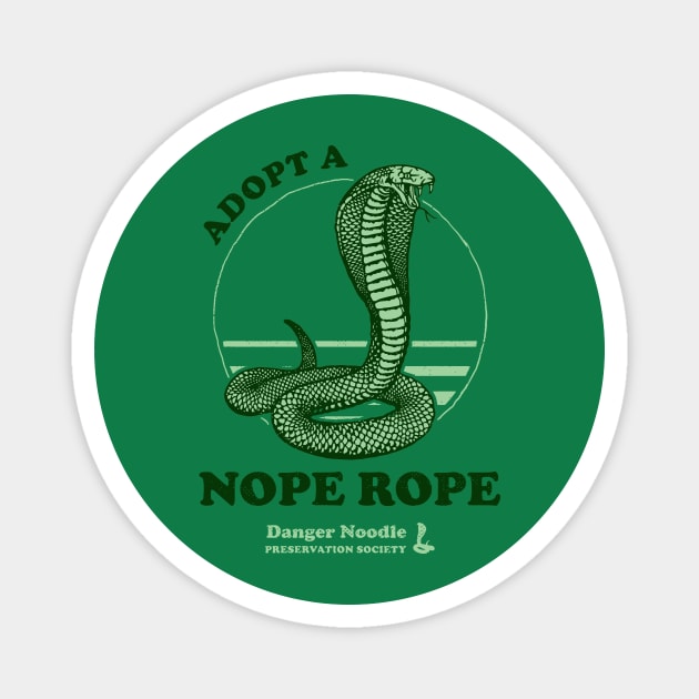 Adopt A Nope Rope Magnet by dumbshirts